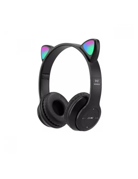 SubzeroSubzero SW88 Renkli Kedicik Kulaklı Katlanabilir Bluetooth Kulaklık Uyumlu
